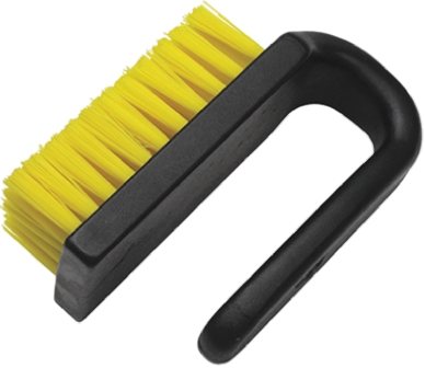 Menda Anti-Static Brush Curved, Nylon, Polypropylene