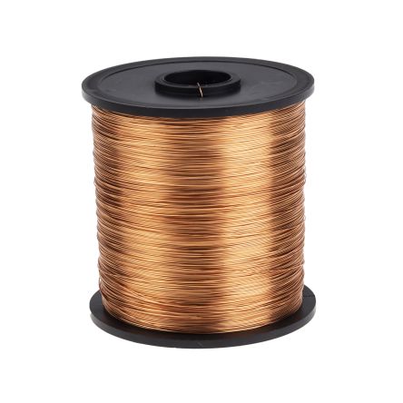 357-722 RS PRO  0.315 mm OD Enamelled  Copper Wire 0.08 mm² 700 m Reel