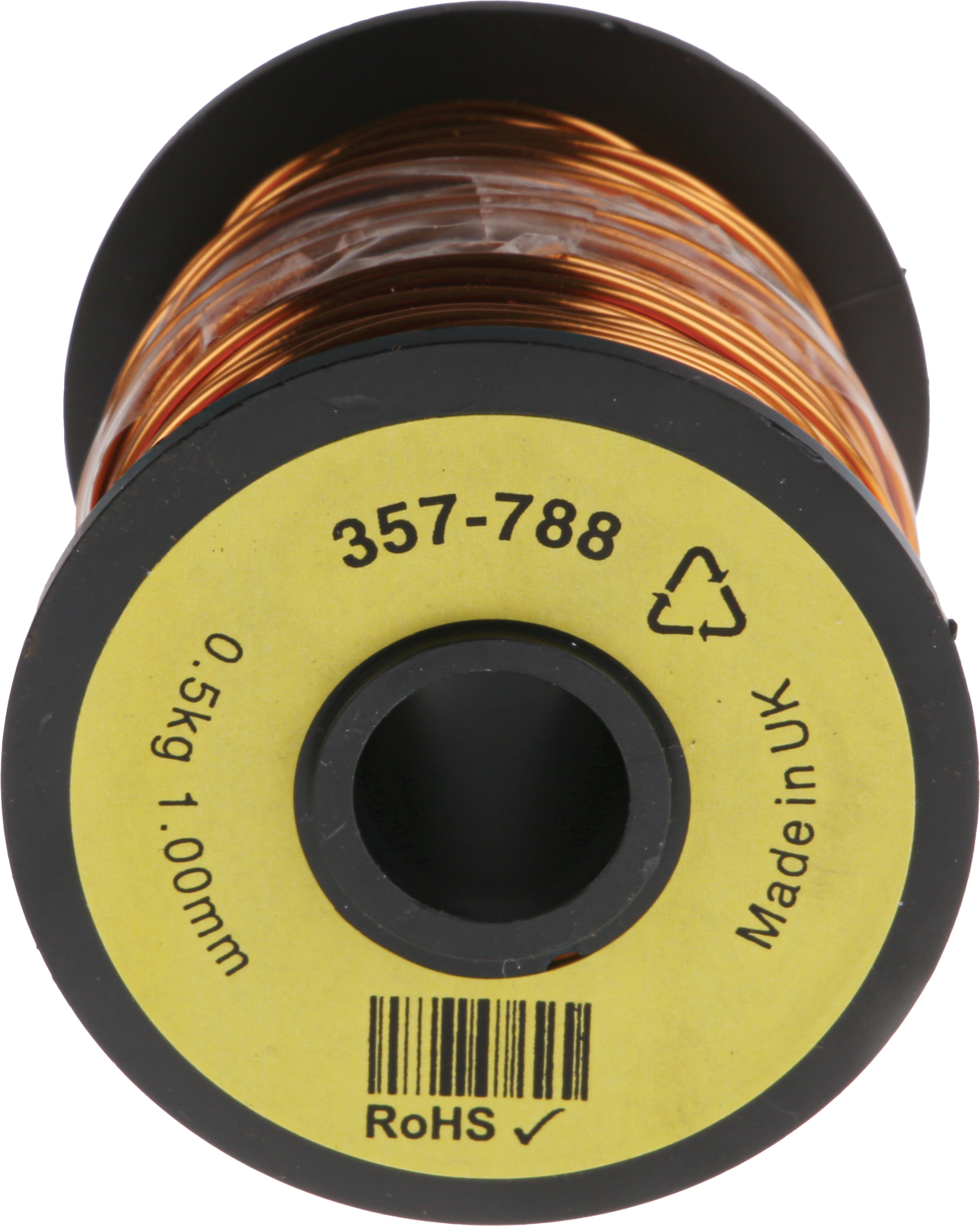357-788 RS PRO  1.08 mm OD Enamelled  Copper Wire 1 mm 80 m Reel