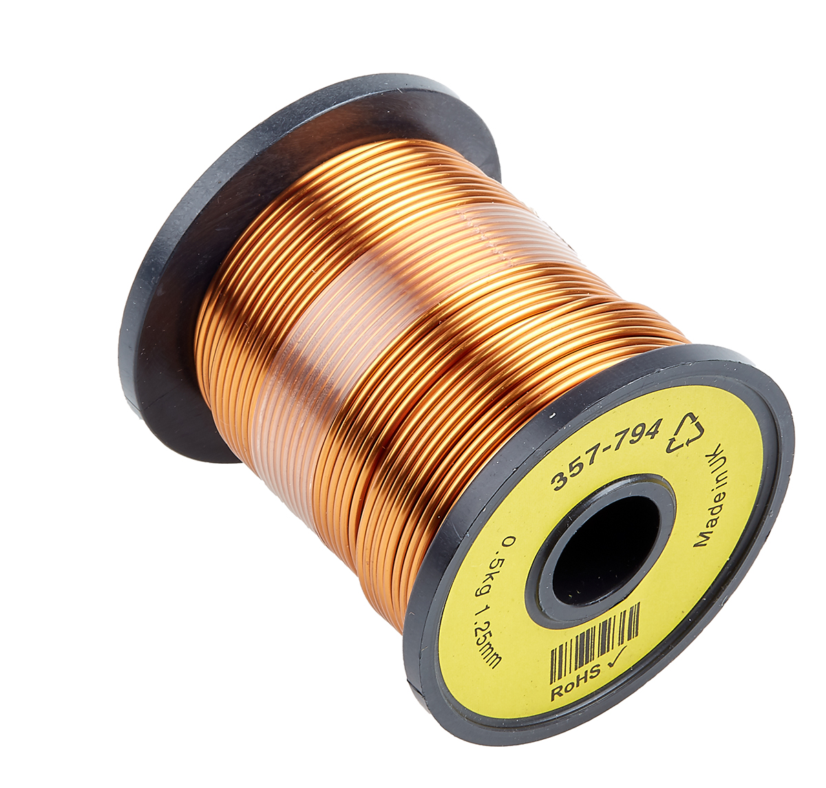 RS PRO  1.33 mm OD Enamelled  Copper Wire 1.25 mm 40 m Reel