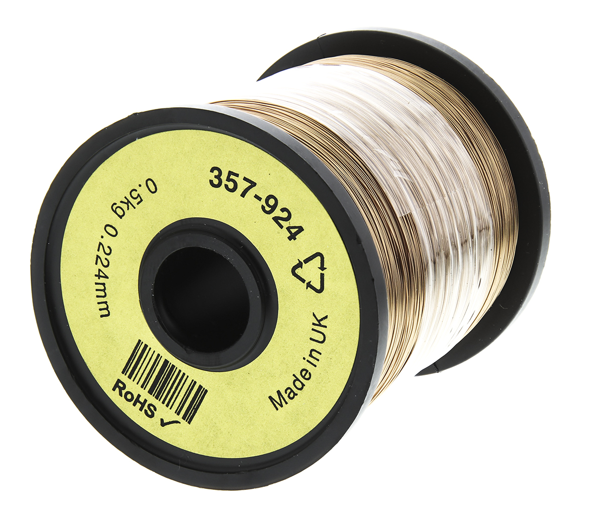 RS PRO  0.22 mm OD Enamelled  Copper Wire 0.224 mm 1300 m Reel