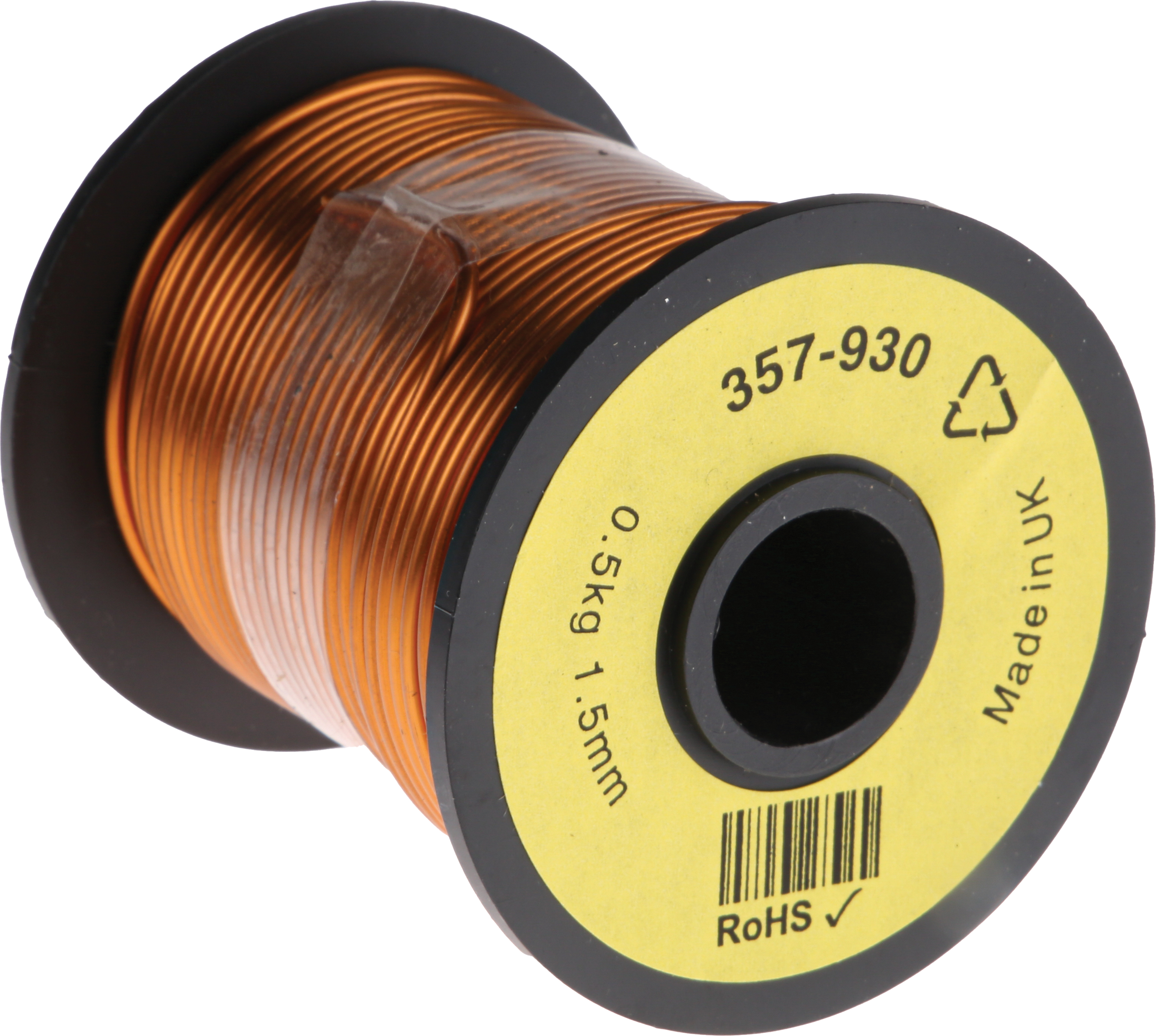 RS PRO  1.59 mm OD Enamelled  Copper Wire 1.5 mm 30 m Reel