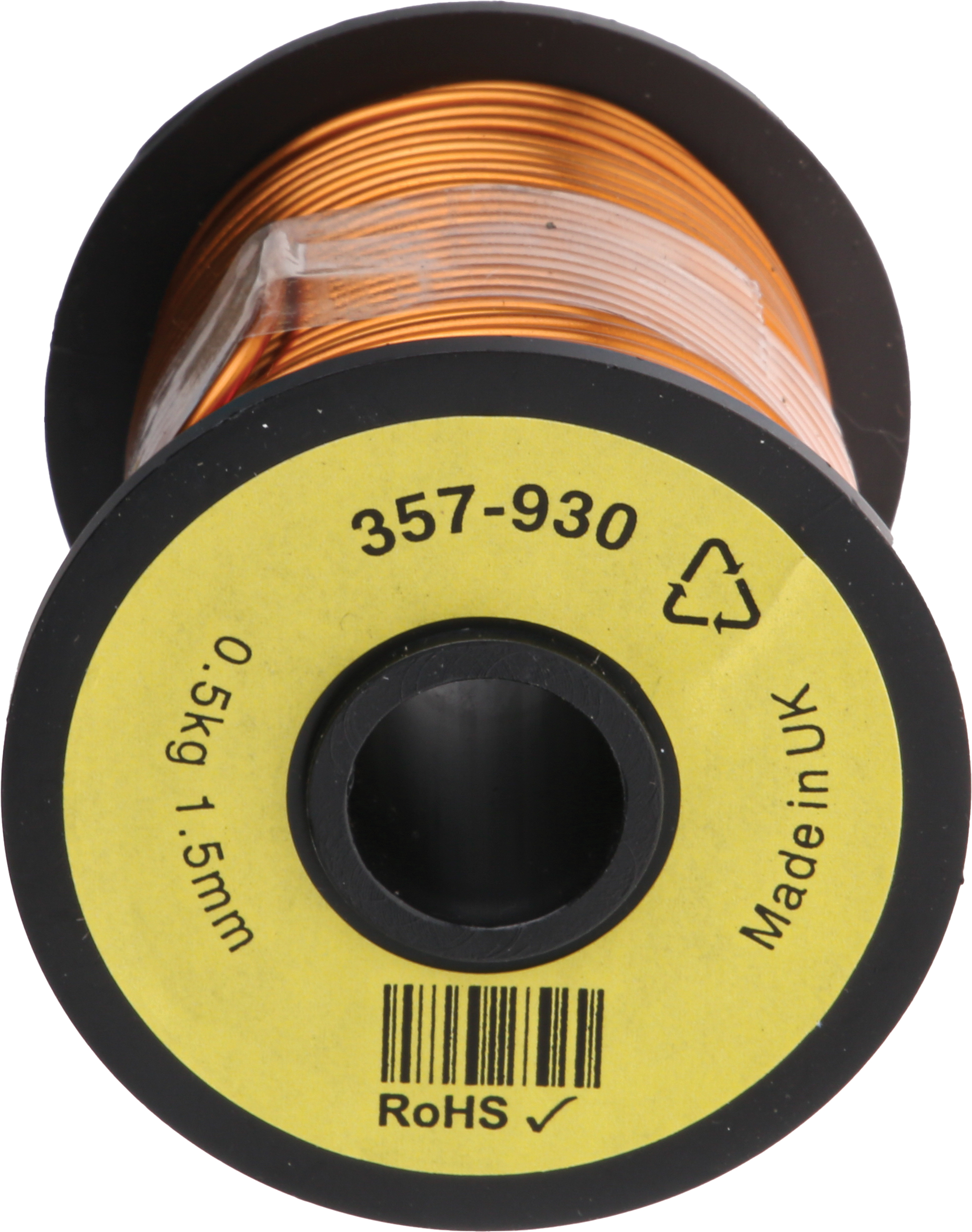 357-930 RS PRO  1.59 mm OD Enamelled  Copper Wire 1.5 mm 30 m Reel