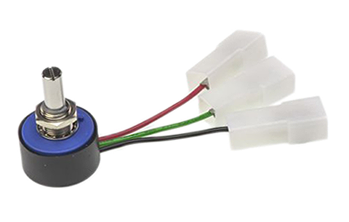 Vishay 357 10 kΩ Rotary Potentiometer 1-Gang Panel Mount, 357B0103MXB054506