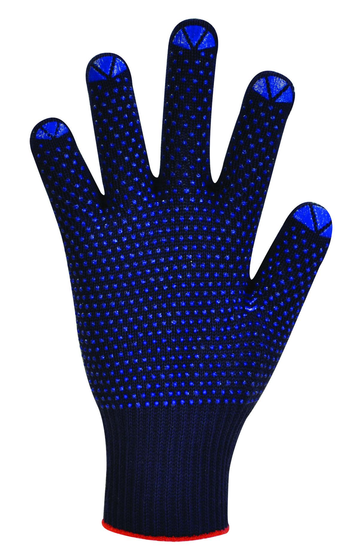 7800gp-size-7 Polyco Healthline Black Polyvinyl Chloride Work Gloves, Size 7, Polyvinyl Chloride Coating