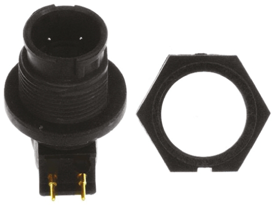 Switchcraft Circular Connector, 2 Contacts, Panel, Standard Connector, Plug, Male, IP68, IP69K, EN3 Series