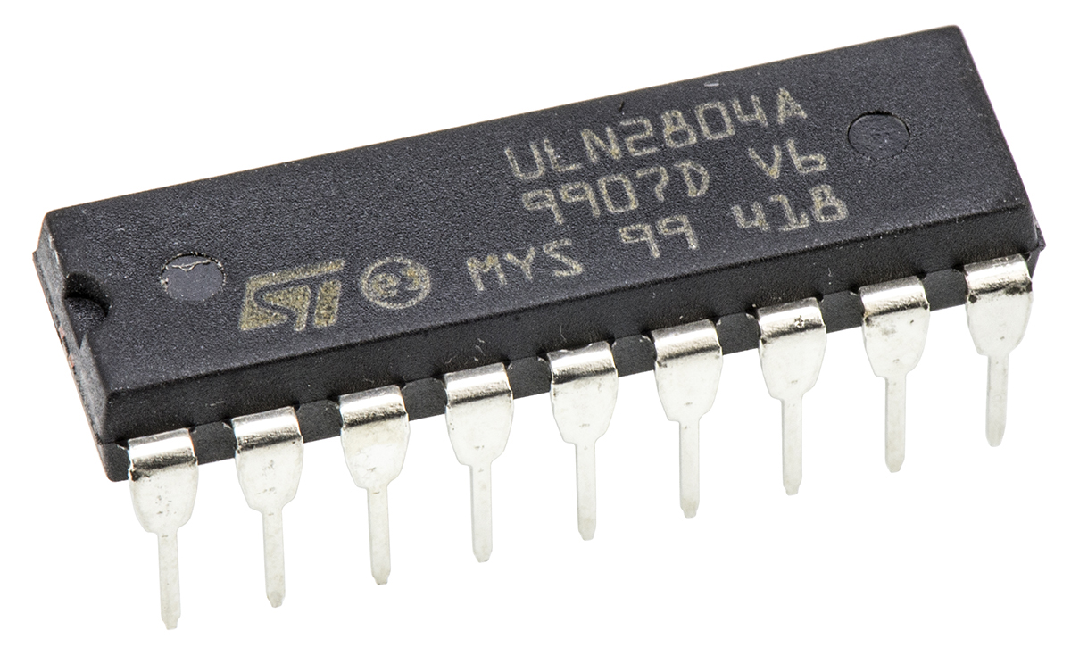 STMicroelectronics ULN2804A NPN Darlington Transistor, 500 mA 50 V, 18-Pin PDIP