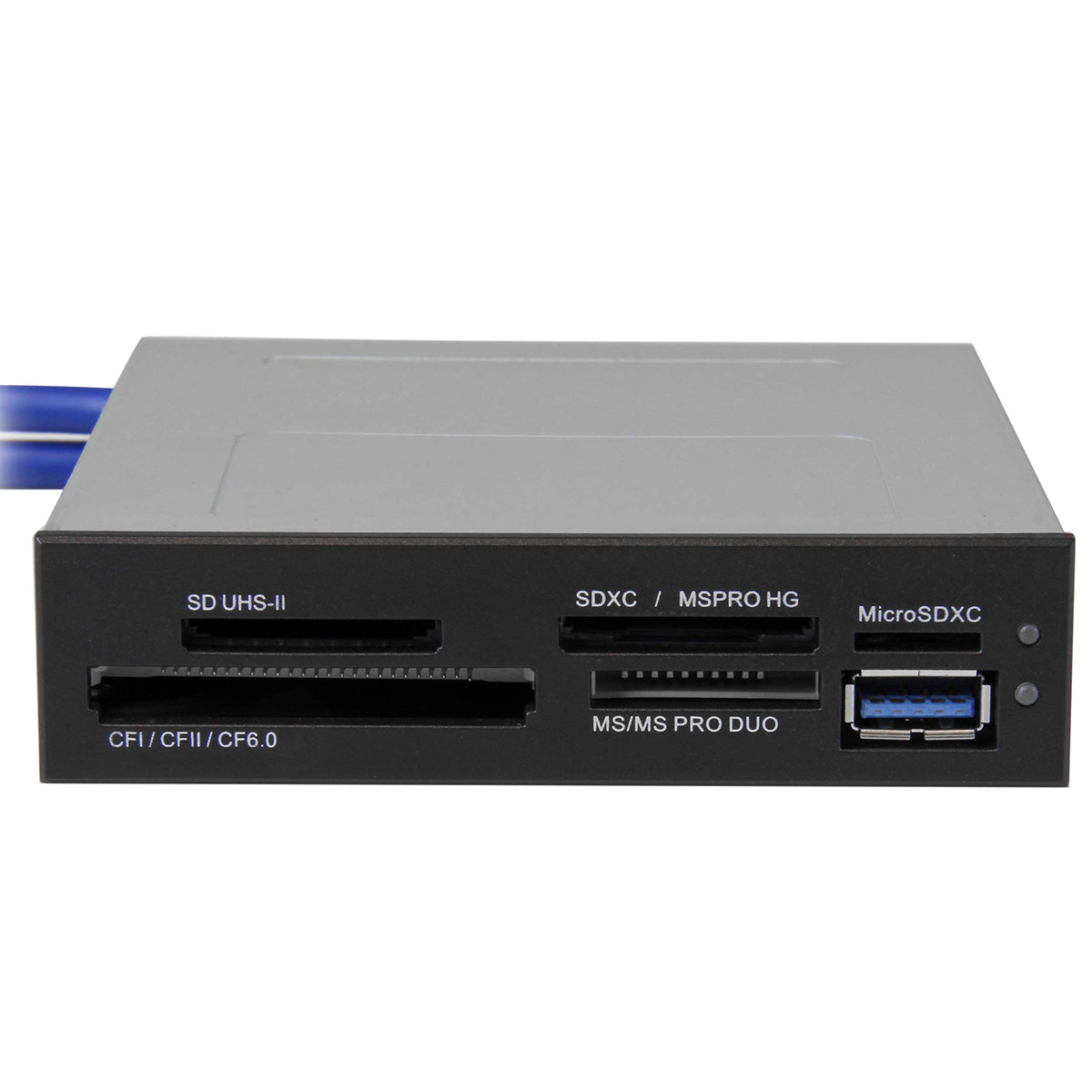 35fcreadbu3 StarTech.com 6 Port Memory Card Reader USB 3.0 MicroSD, MS PRO, MS, MMC, MS Micro, MS PRO Duo, SD, MiniSD, MS Duo,