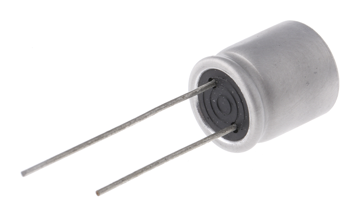 35sepf120m Panasonic 120 μF Through Hole Polymer Capacitor, 35V dc