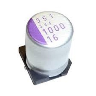 Panasonic 120 μF Surface Mount Polymer Capacitor, 35V