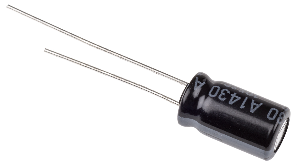 Rubycon 47 μF Capacitor 35V dc, Radial, Through Hole - 35YXF47M6.3X11
