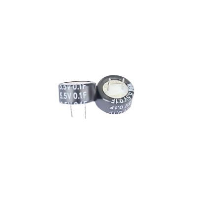 RS PRO 0.1 F Supercapacitor -20 to 80 % Tolerance, EDLC Goldcap 5.5V dc, Through Hole