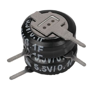 RS PRO 0.1 F Supercapacitor -20 to 80 % Tolerance, EDLC Goldcap 5.5V dc, Through Hole