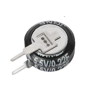 RS PRO 0.22 F Supercapacitor -20 to 80 % Tolerance, EDLC Goldcap 5.5V dc, Through Hole