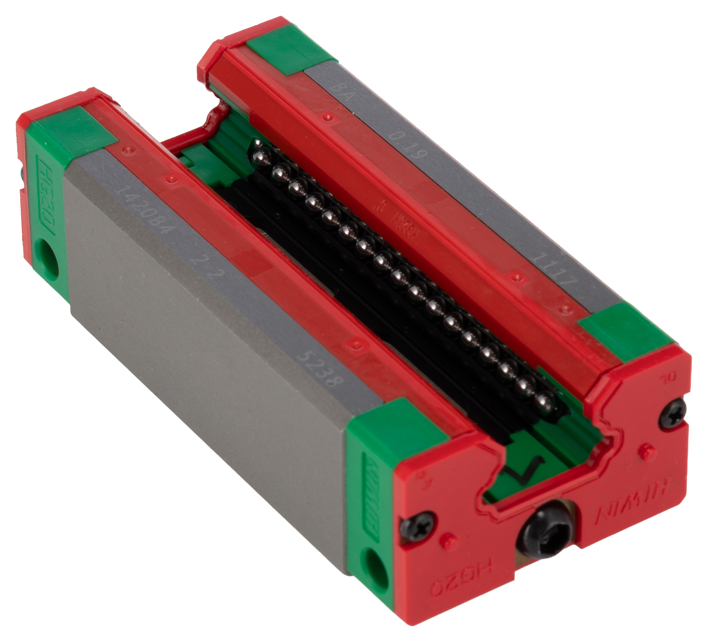 360-827 RS PRO Guide Block HGH Series, 32.7 kN Dynamic Load