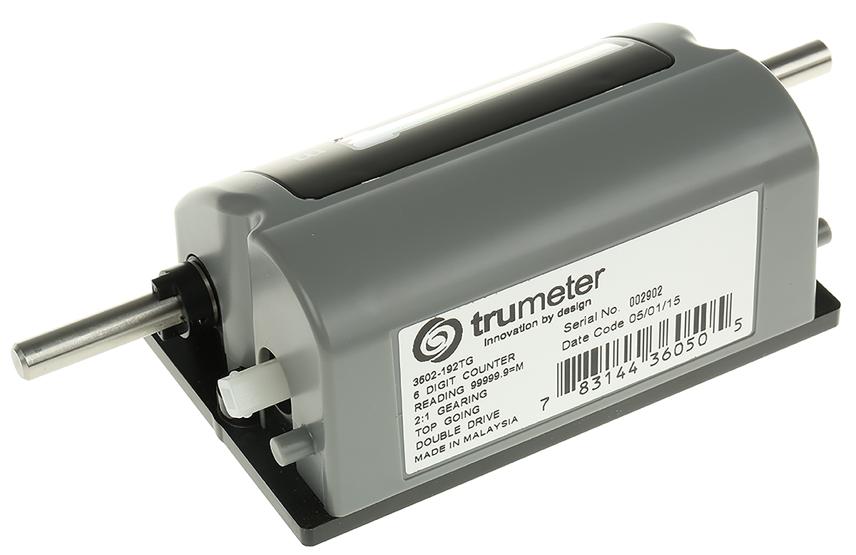 3602-192tg Trumeter 3602 Counter, Counter, 6 Digit Mechanical
