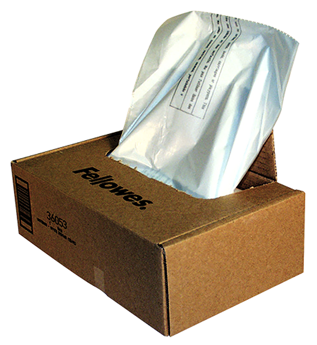 Fellowes Shredder Waste Bag 34 Litres Shredder 100 Per Pack