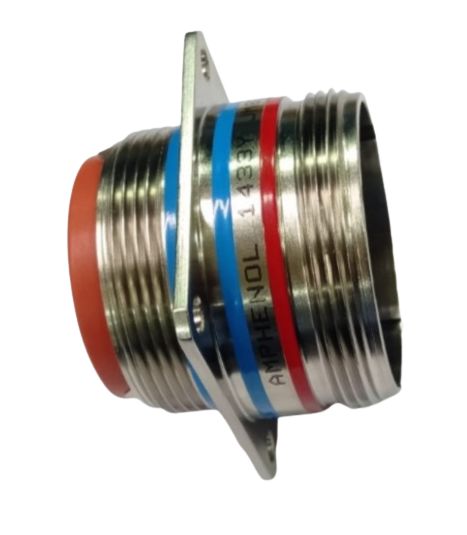 Amphenol India 28 Way MIL Spec Circular Connector Receptacle, Pin Contacts