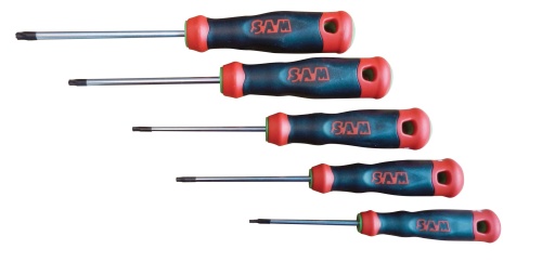 SAM Torx Screwdriver Set, 5-Piece
