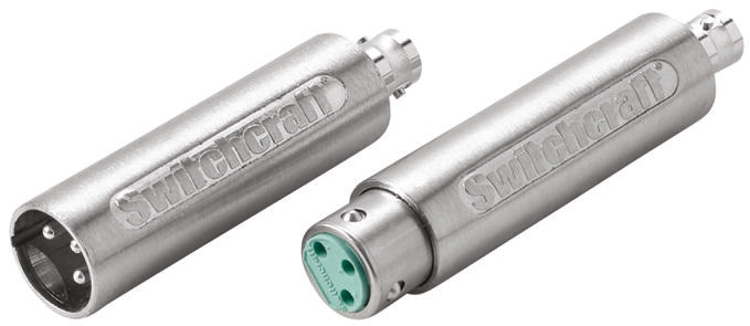 Switchcraft Straight AV Adapter XLR Female Audio Female BNC