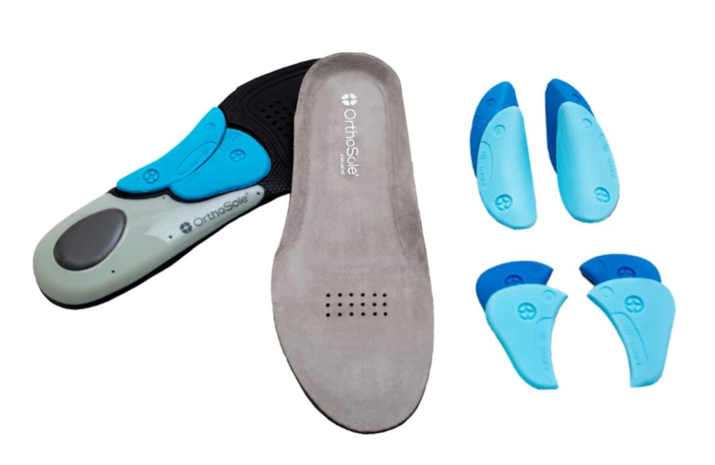 Orthosole Grey, Blue Insole 6/13.5 Men's