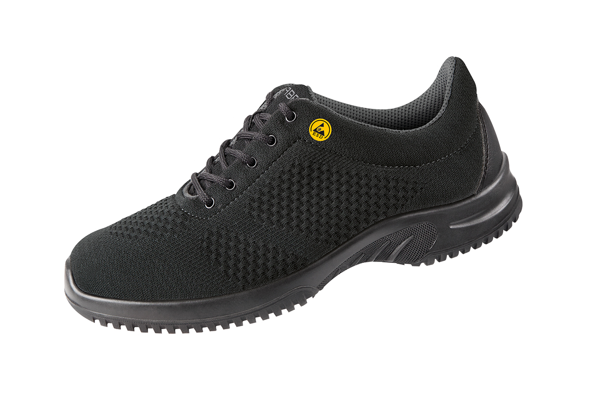 Abeba 36776 Unisex Black Work Shoes, UK 8, EU 42