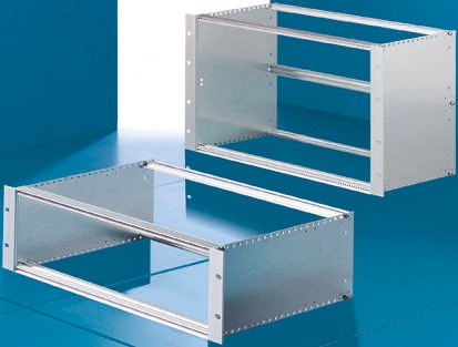 Rittal Ripac ECO Series 3 U Aluminium, Steel, Zinc Rack Mount Chassis, 84 HP, 235 mm Depth
