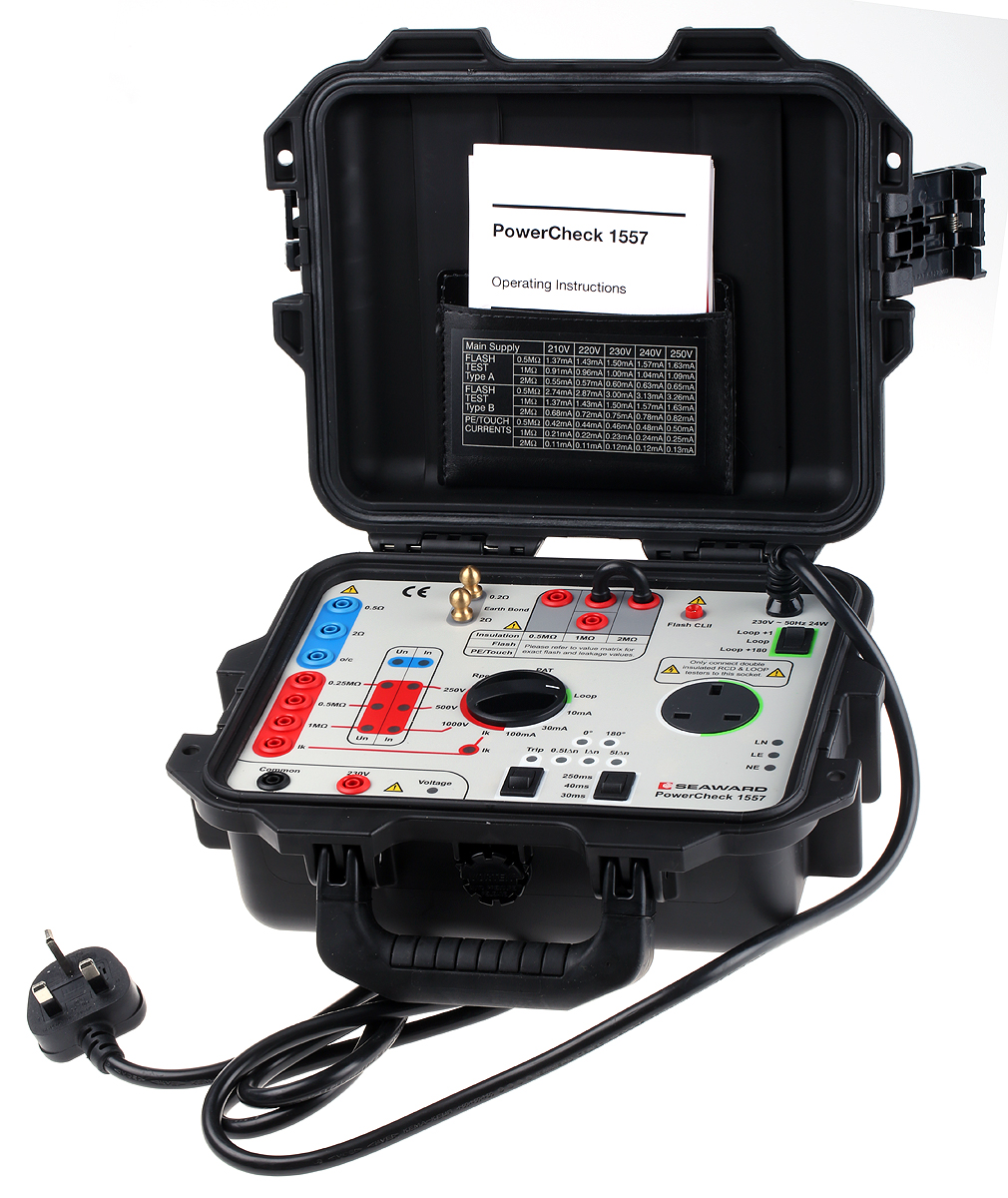 Seaward 369A911 Calibration Check Box, Test Type Insulation Resistance, Loop, Flash Test Verification, MOSFET, RCD,