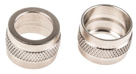 Adaptaflex Straight Cable Conduit Fitting, Brass Silver Nickel Plated 12mm nominal size IP54 M16