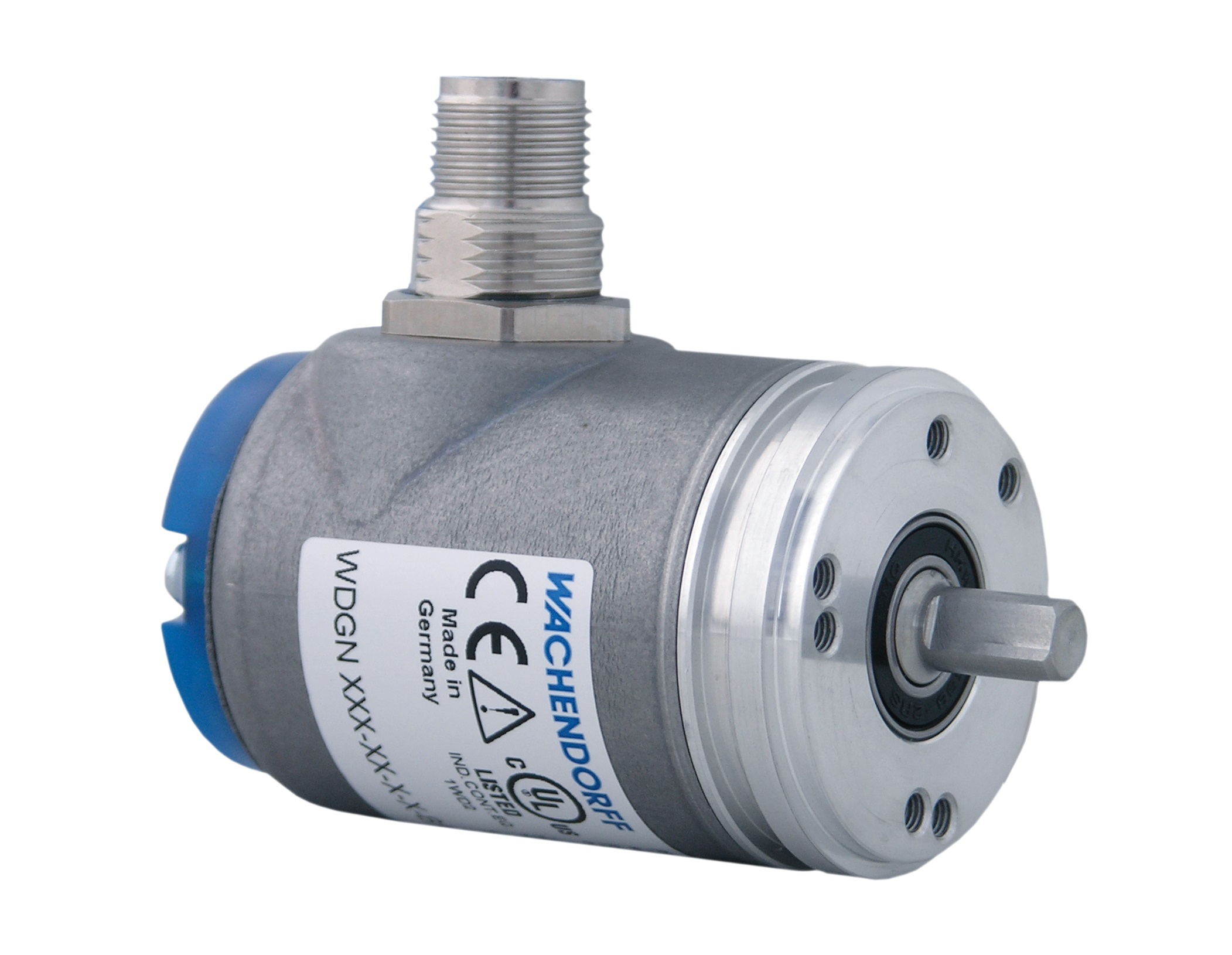 Wachendorff WDGN 36A Series Incremental Incremental Encoder 32V, 16384 ppr ppr, HTL, TTL Signal, Solid Shaft Type, 8 mm