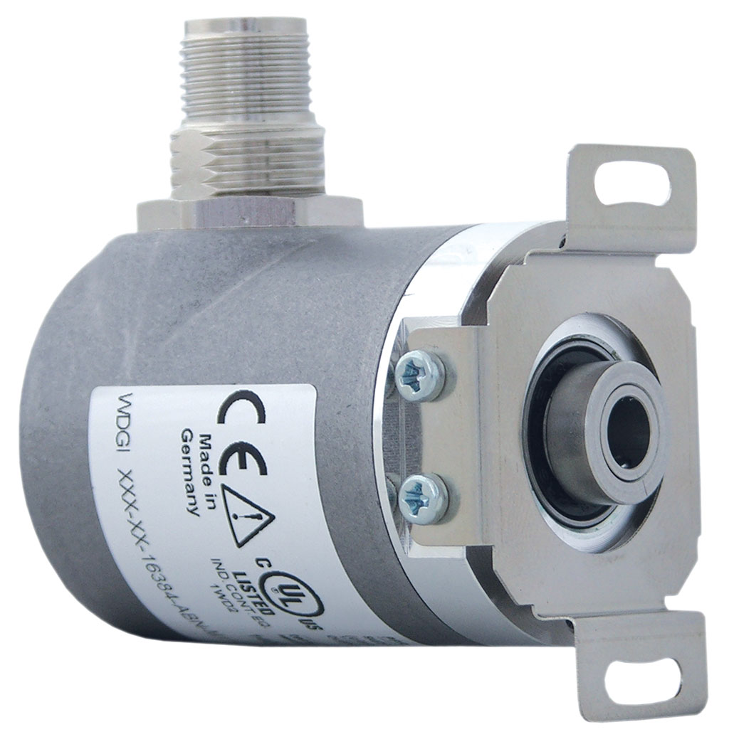Wachendorff WDGI 36E Series Incremental Encoder 30V dc, 500 ppr ppr, HTL Signal, Solid Shaft Type, 6 mm Shaft