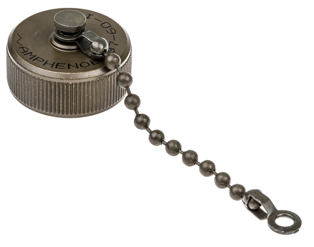97-60-10 Amphenol Industrial 97 MIL-DTL-5015 Plug Dust Cap, Shell Size 10 IP66 Rated, with Olive Drab Cadmium Finish, Aluminium