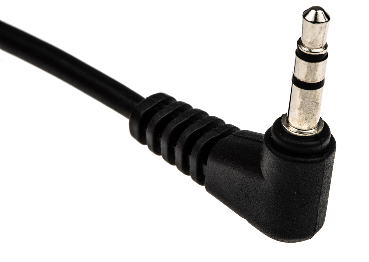 36hr07236x Switchcraft 36HR Male Plug to Male 3.5 mm Stereo Jack Auxiliary Cable, Black, 1.8 m 36HR07236X