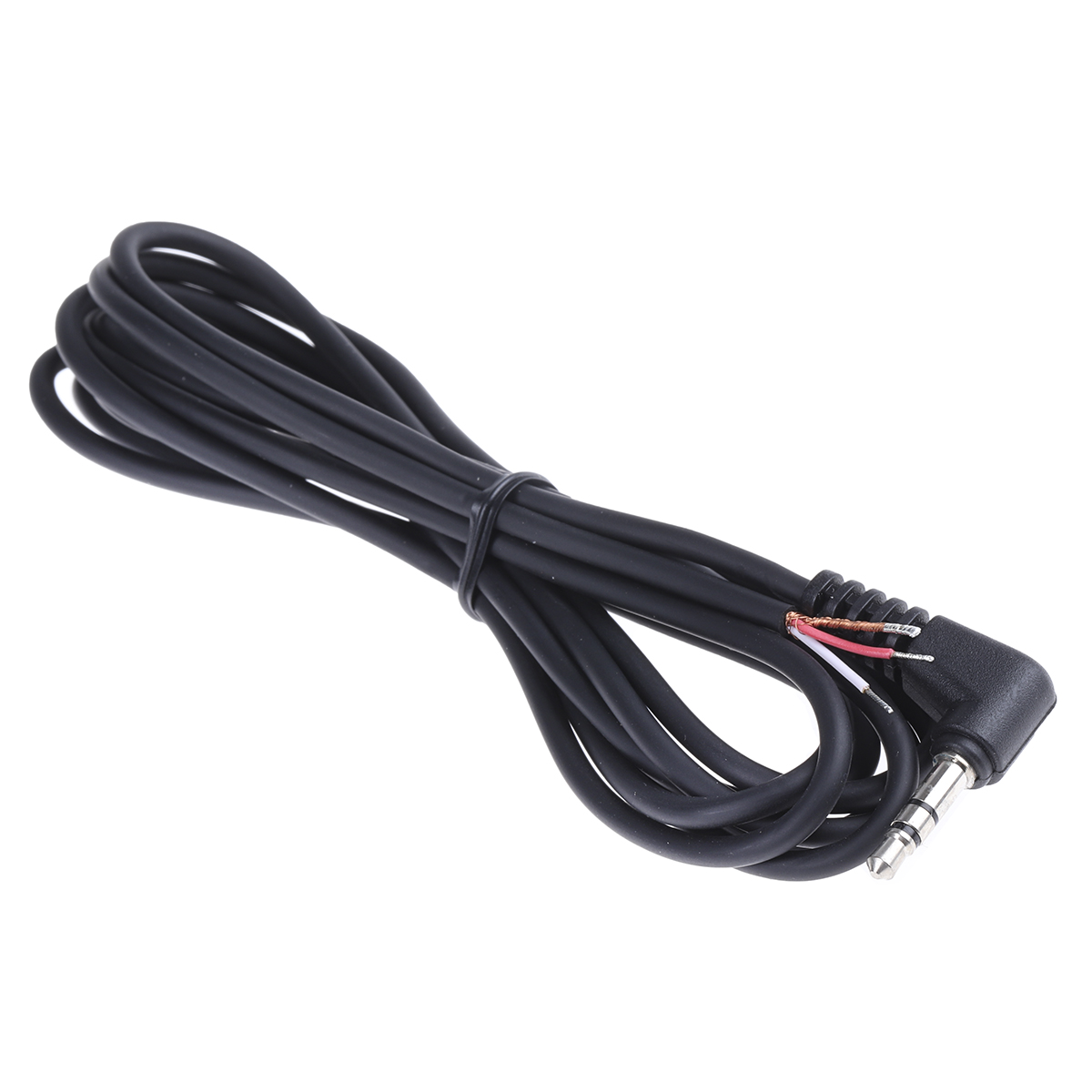 36hr07884x Switchcraft 36HR Male 3.5 mm Stereo Jack to Unterminated Auxiliary Cable, Black 36HR07884X