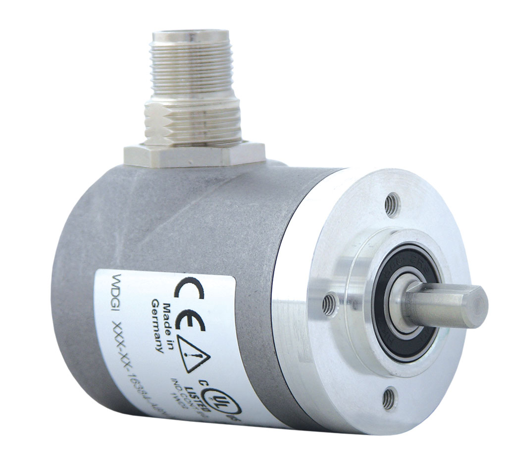 Wachendorff WDGI 36K Series Incremental Encoder 30V dc, 360 ppr ppr, HTL Inverted Signal, Solid Shaft Type, 6 mm Shaft