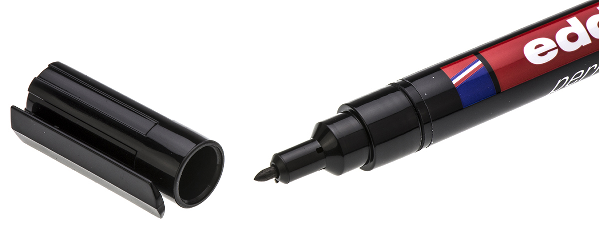 370-001 Edding Extra Fine Tip Black Marker Pen