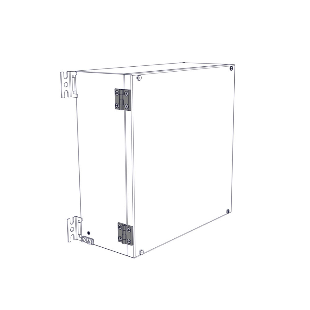 Rose Stainless Steel Hinge for Use with Stainless Steel Watertight Enclosure 40 mm x 40 mm x 40mm