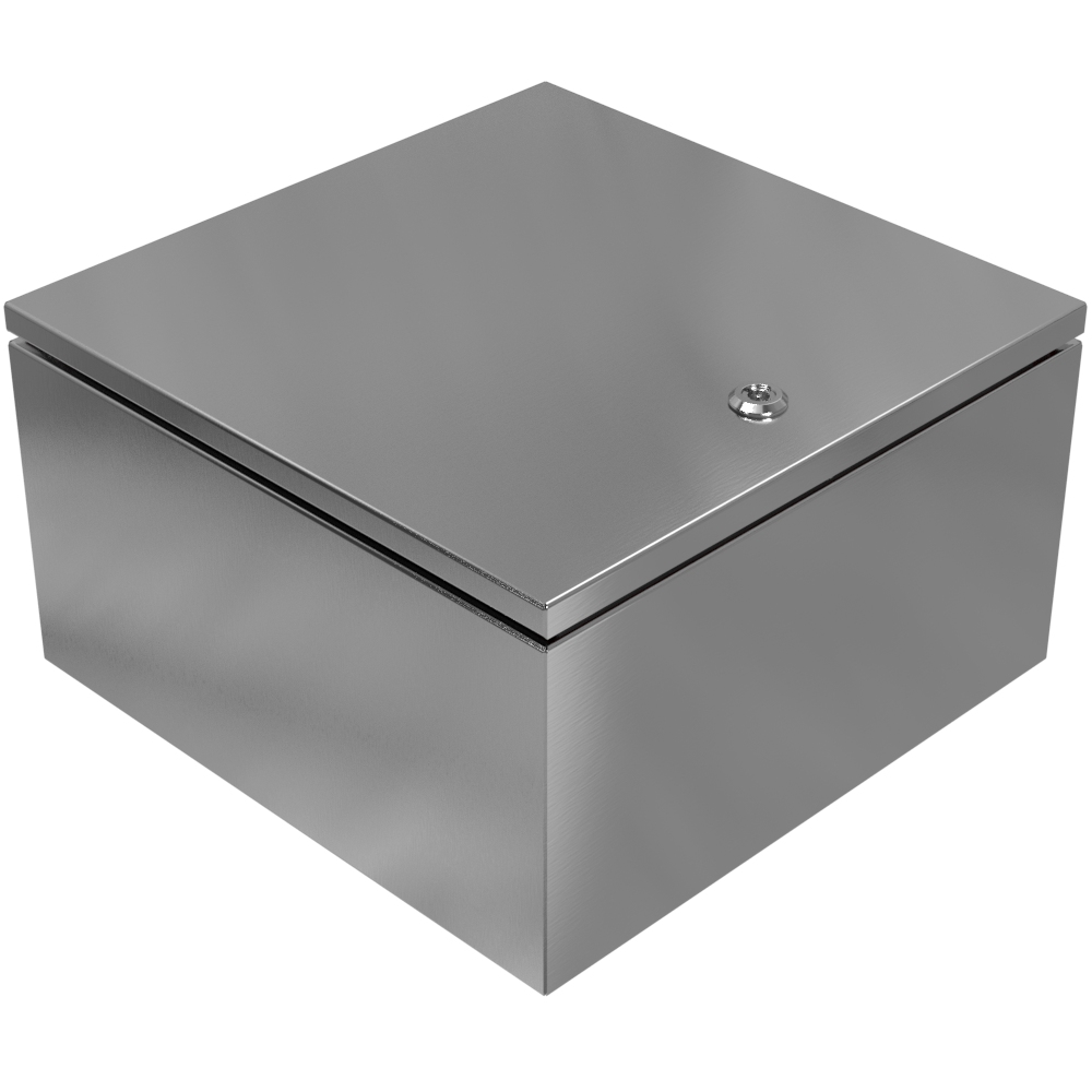 Rose Stainless Steel Enclosures Series Stainless Steel Wall Box, IP66, ATEX, IECEx, 380 mm x 380 mm x 217 mm