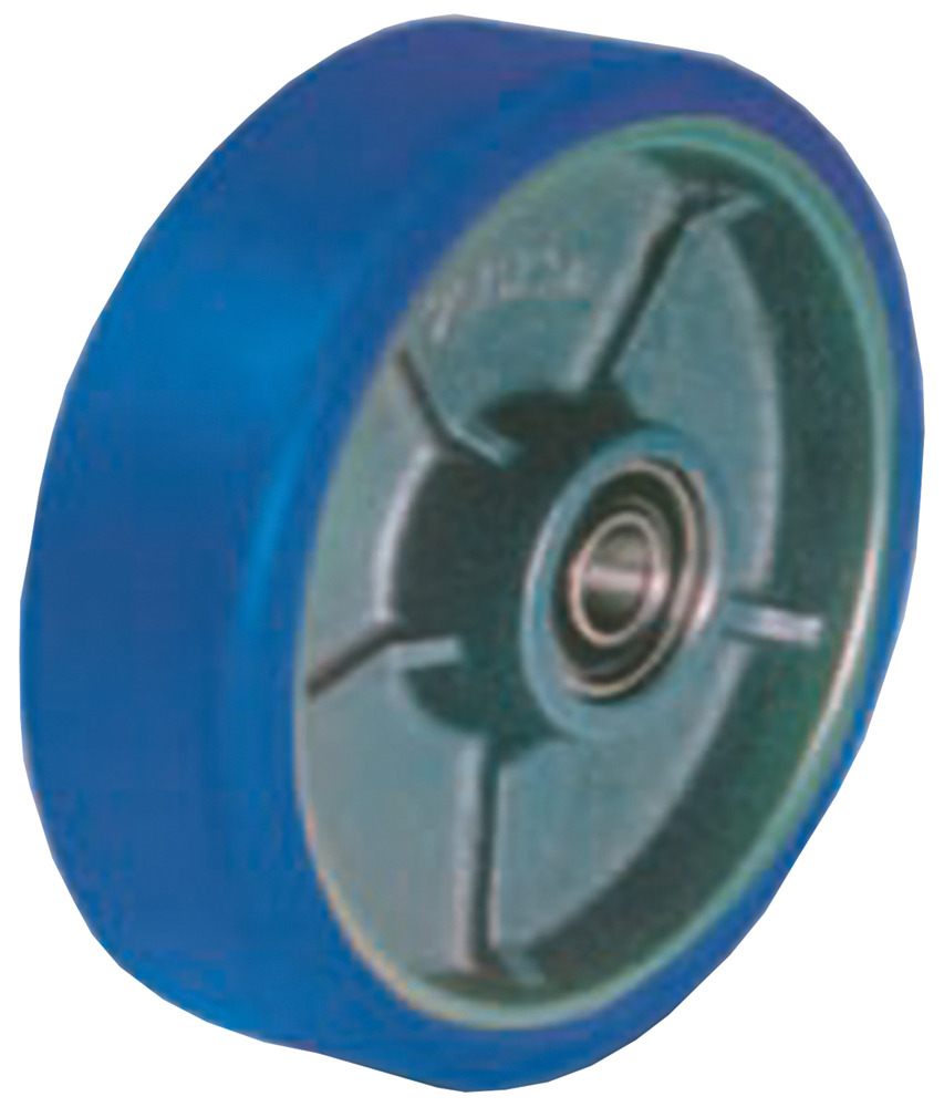 LAG Blue Polyurethane Trolley Wheel, 350 kg