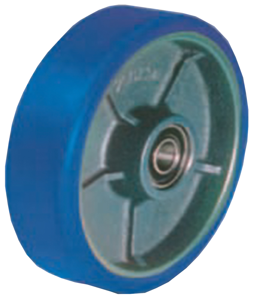 LAG Blue Polyurethane Trolley Wheel, 400 kg