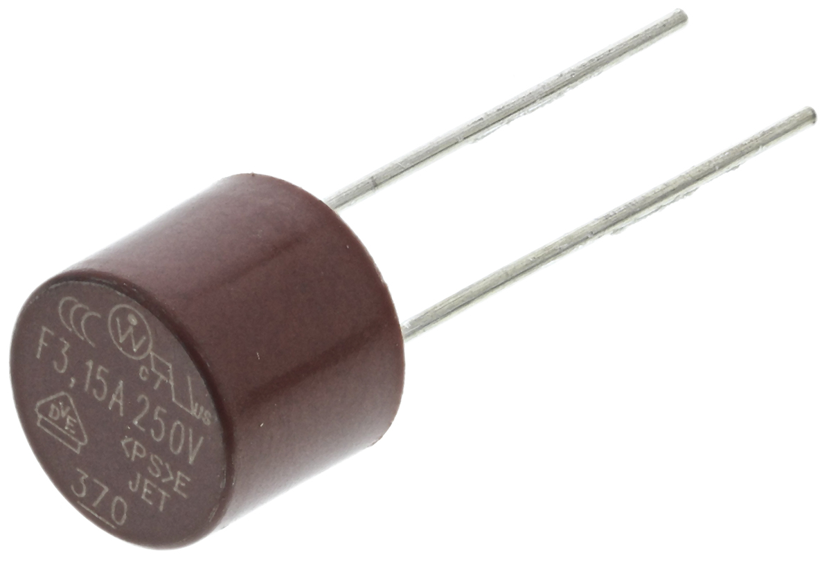 Wickmann Non-Resettable Fuse, Radial 3.15 A, 250 V ac