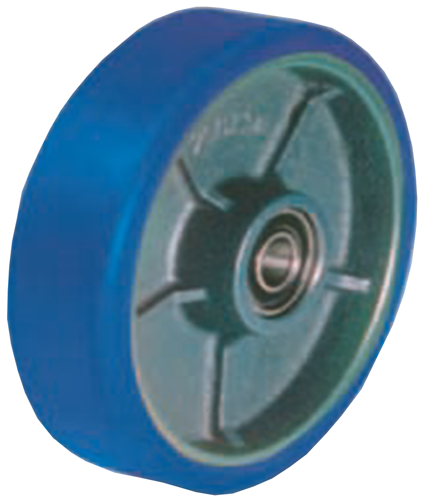 LAG Blue Polyurethane Trolley Wheel, 500 kg