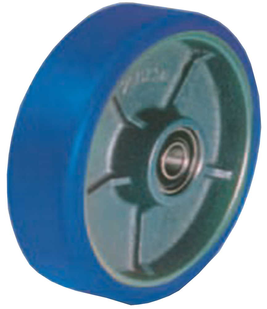 LAG Blue Polyurethane Trolley Wheel, 1000 kg