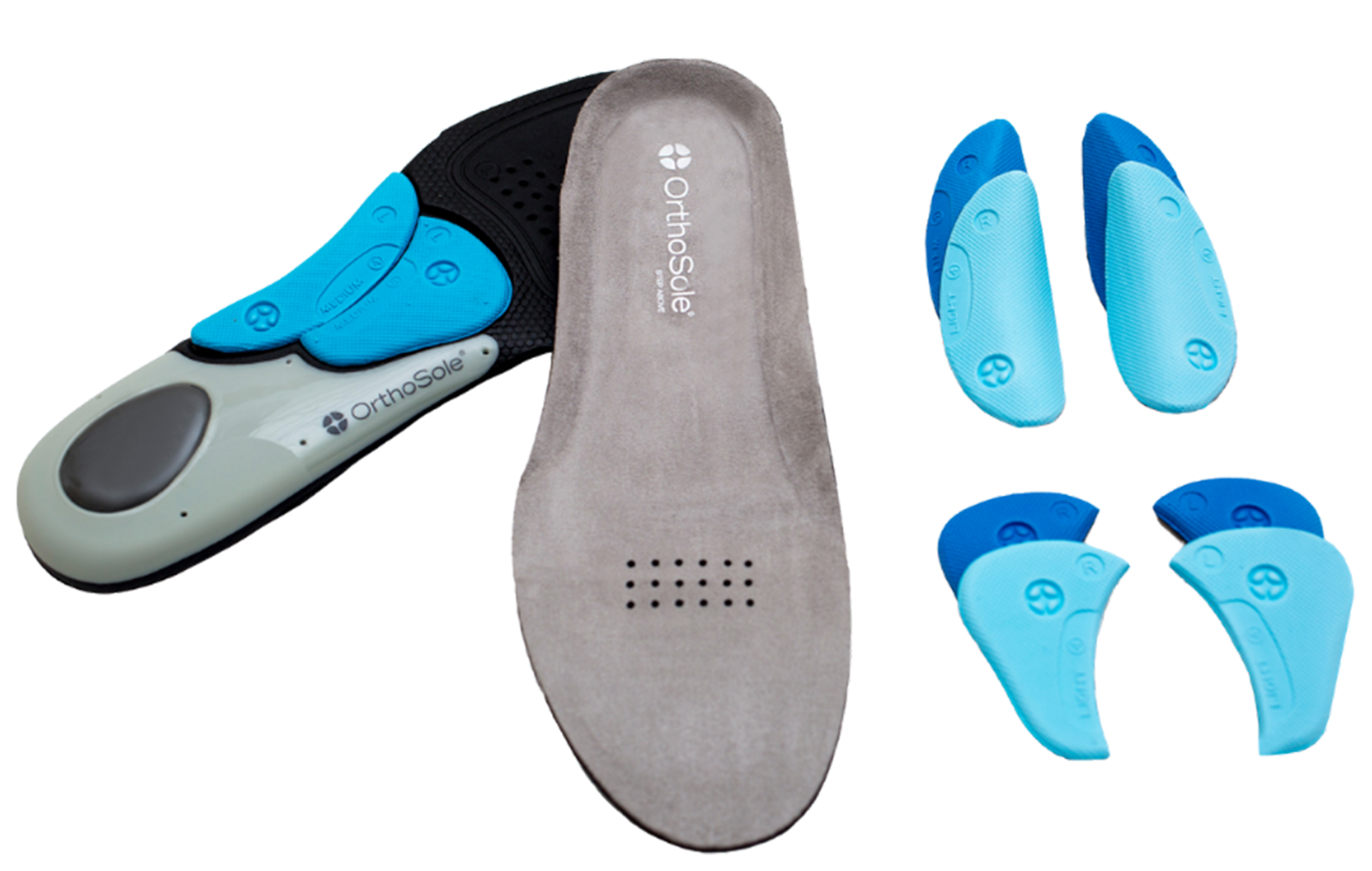 Orthosole Blue, Grey Insole 6/13.5 Men's