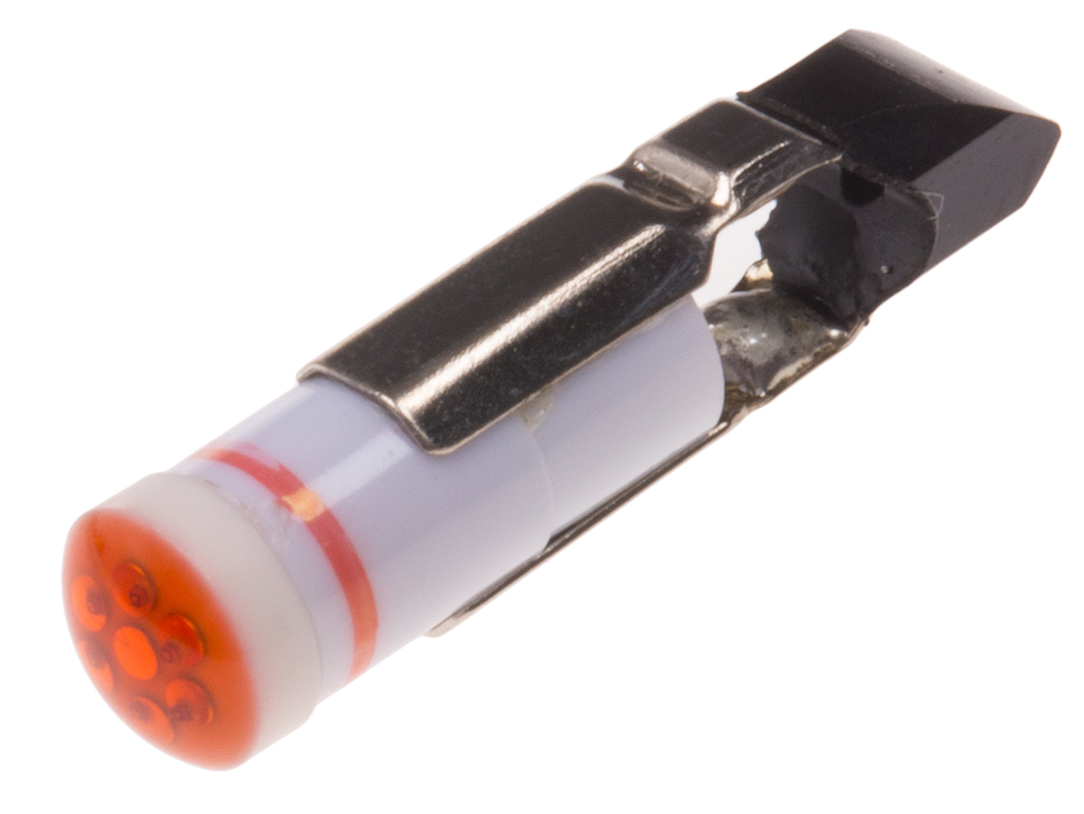 RS PRO Red LED Indicator Lamp, 24V dc, Telephone Slide Base, 5.5mm Diameter, 35mcd