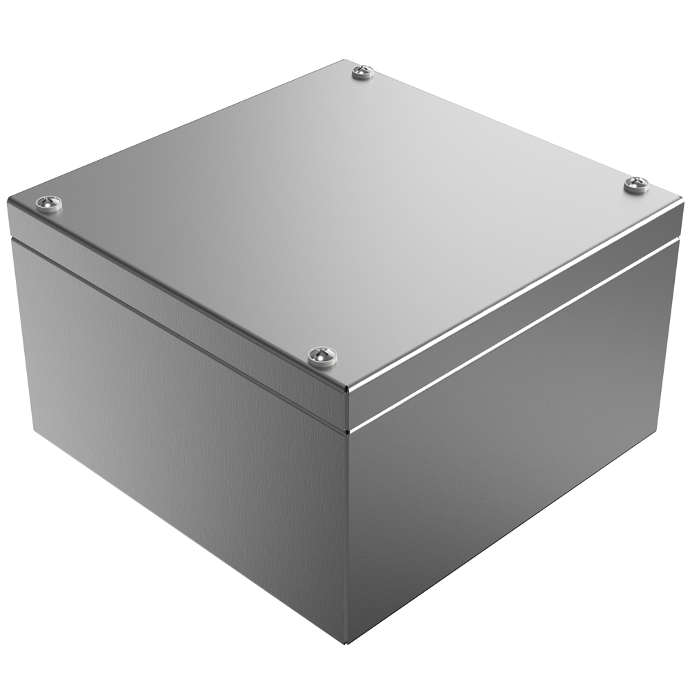Rose Stainless Steel Enclosures Series Stainless Steel Enclosure, IP66, 200 mm x 200 mm x 121 mm