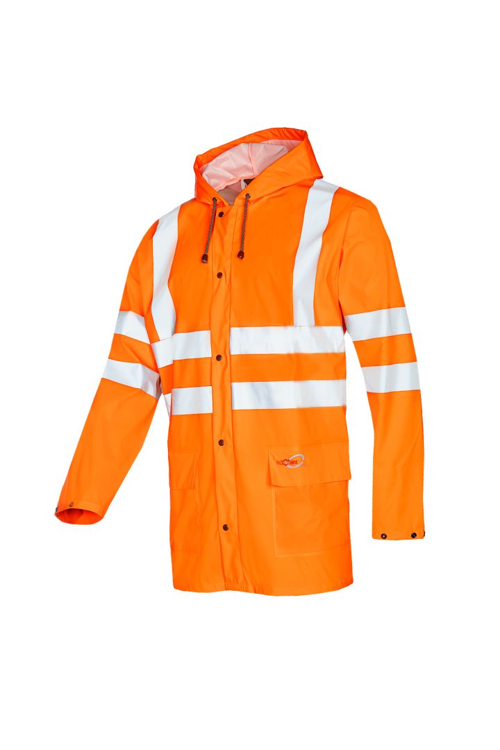 Sioen Eshton Orange Unisex Hi Vis Jacket, S