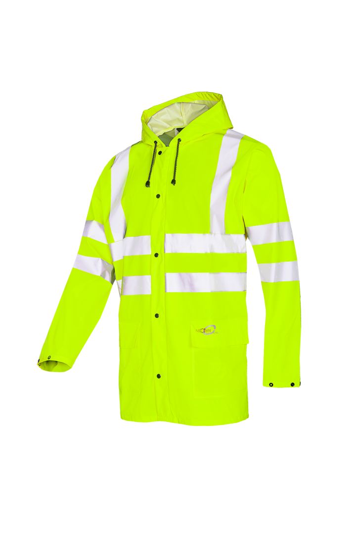Sioen Eshton Yellow Unisex Hi Vis Jacket, S