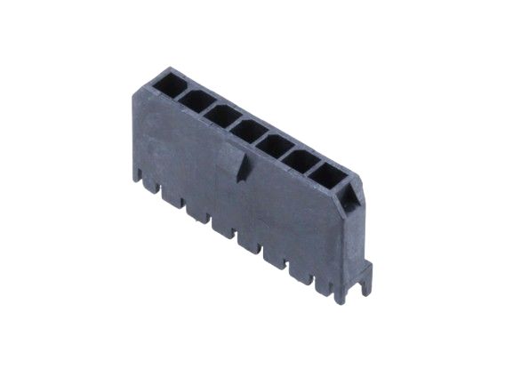 Molex 43650 Series Vertical Surface PCB Header, 7 Contact(s), 3 mm Pitch, 1 Row, Shrouded
