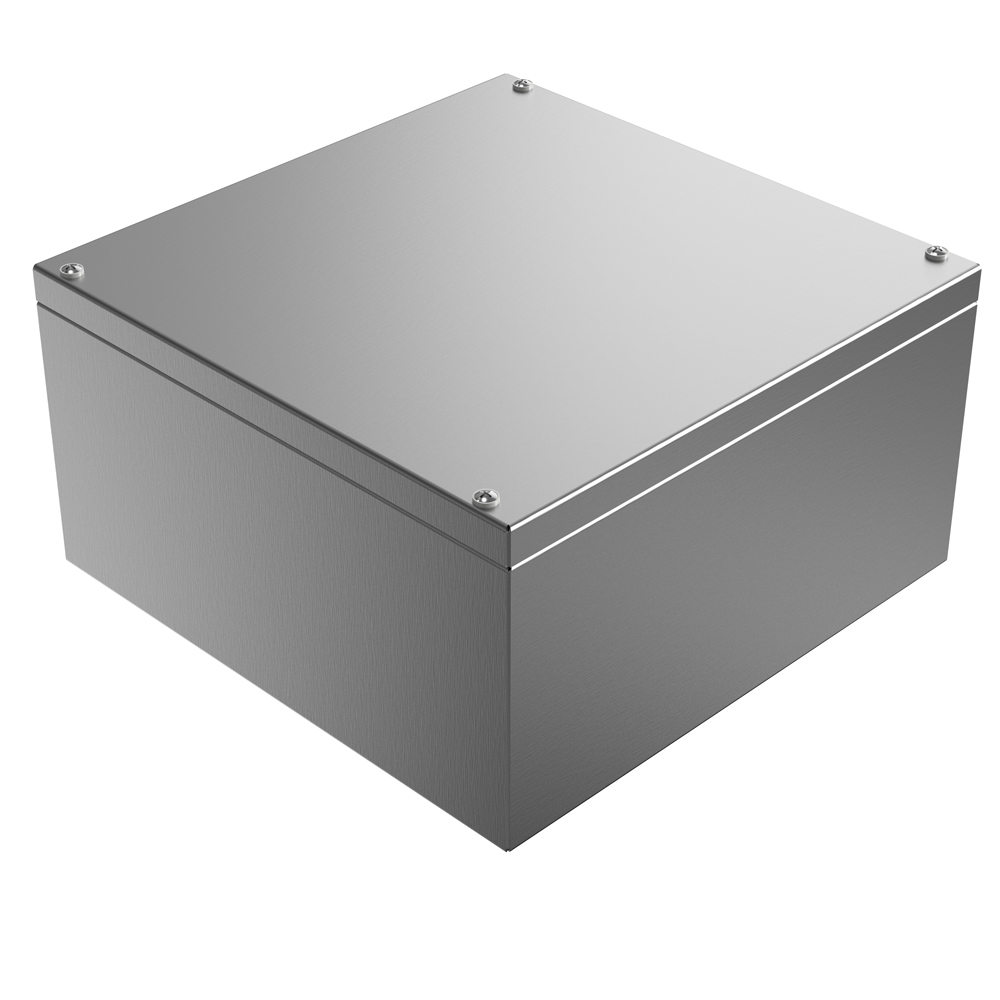 Rose Hygienic Series 304 Stainless Steel Wall Box, IP66, IECEx, ATEX, 300 mm x 300 mm x 161 mm
